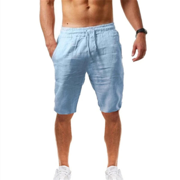High-Quality Men's Casual Linen Pants for Spring and Summer - Image 3