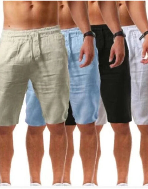 High-Quality Men's Casual Linen Pants for Spring and Summer