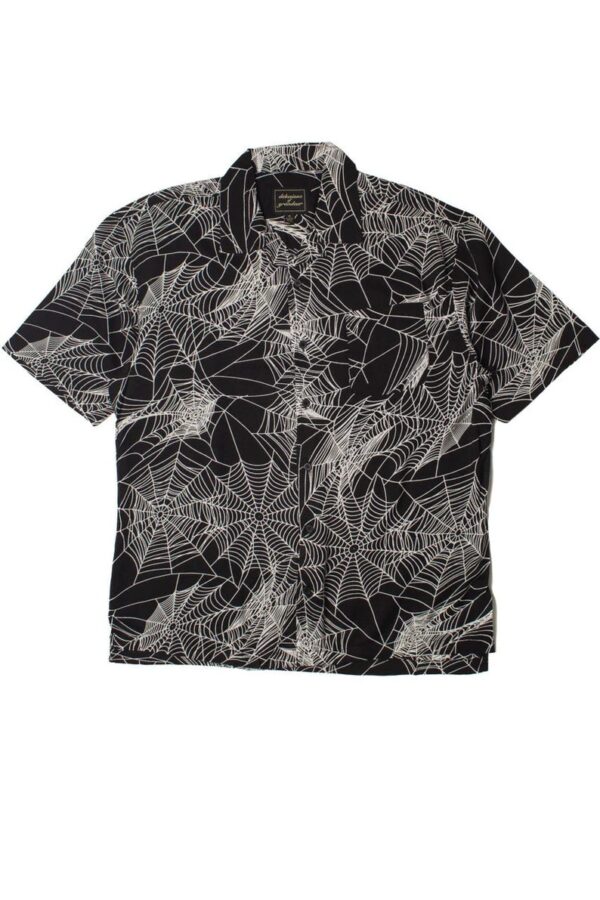 Spiderweb Button Up Shirt - Image 2