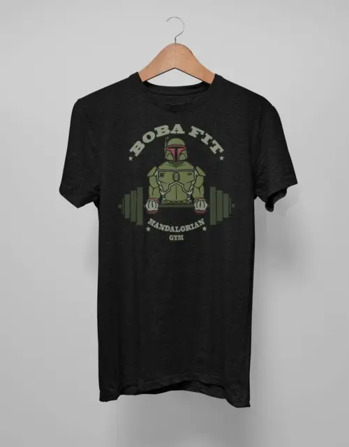 Boba Fett Short Sleeve Tee - Unisex Jersey - Boba Fit - The Mandalorian Gym - Workout Clothes