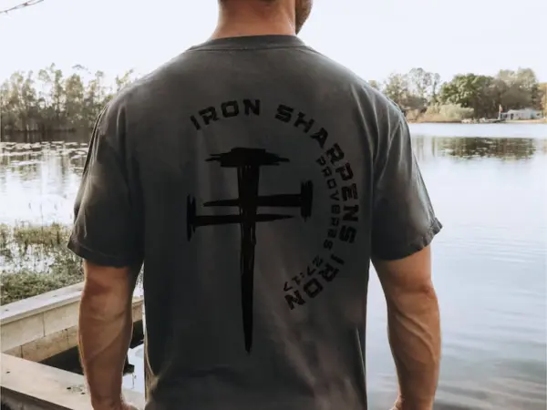 Iron Sharpens Iron Comfort Colors Tshirt - Image 2