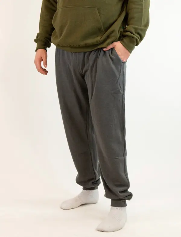 Mens Joggers Hemp and Organic Cotton Fleece Joggers Asatre Hemp Joggers Mens Hemp Clothing Sustainable Clothing Hemp Pants - Image 2