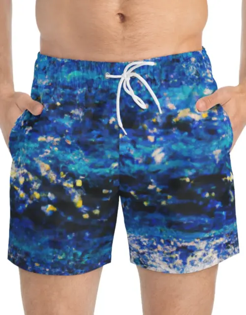 Swimwear Mykonos Swim Trunks, Perfect Swimming Trunks, Men Swim Trunks, Gift For Men