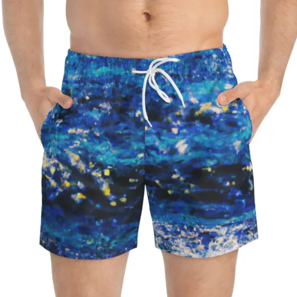 Swimwear Mykonos Swim Trunks, Perfect Swimming Trunks, Men Swim Trunks, Gift For Men