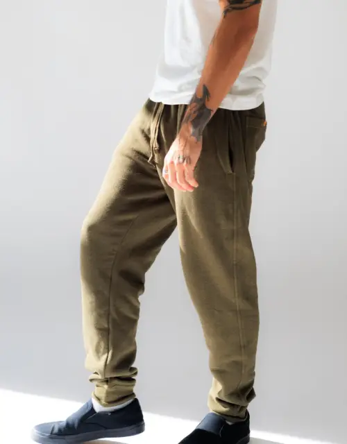 Mens Joggers Hemp and Organic Cotton Fleece Joggers Asatre Hemp Joggers Mens Hemp Clothing Sustainable Clothing Hemp Pants